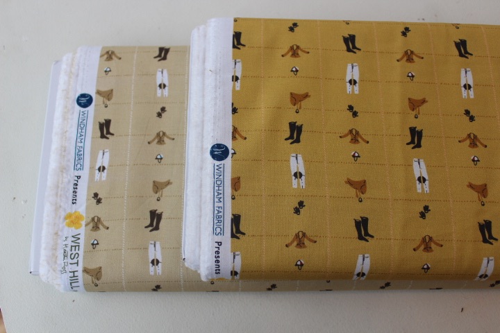 Heather Ross - West Hill - riding gear mustard