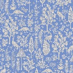 Rifle Paper Co. CAMONT -Silhoutte in blue