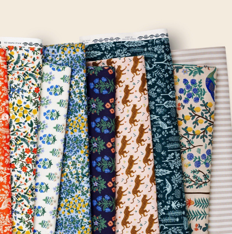 Rifle Paper co. Camont -Wildwood Garden  cream on CANVAS