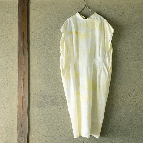 Nani Iro Fuwari Fuwari  - Double Gauze Air Time B - pink and yellow