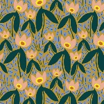 Cloud 9 - Leah Duncan 'FURROW' Two tulips in olive