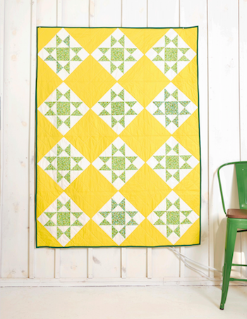 Heather Ross - Lucky Rabbit - Calico in green