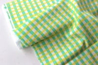 Heather Ross - Lucky Rabbit -painted plaid in yellow
