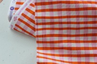 Heather Ross - Lucky Rabbit -painted plaid in lilac