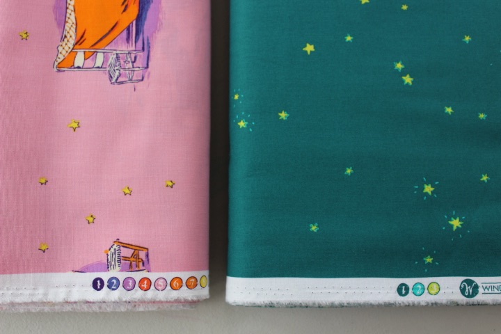 Heather Ross - Lucky Rabbit - quilt tent in lilac