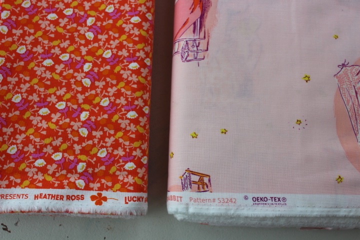 Heather Ross - Lucky Rabbit - quilt tent in blush