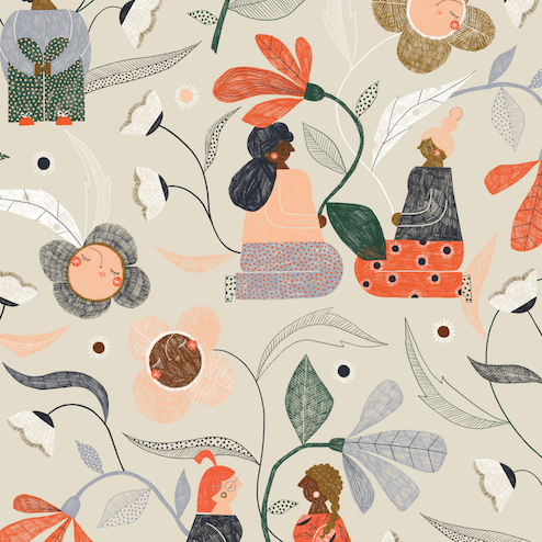 Meenal Patel -Bloom together-garden gather in natural