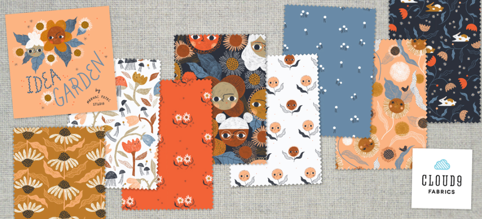 Meenal Patel -Idea Garden, Bunny Hop in Navy