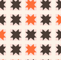 Heather Ross - Country Mouse - Quilt top in pale blush