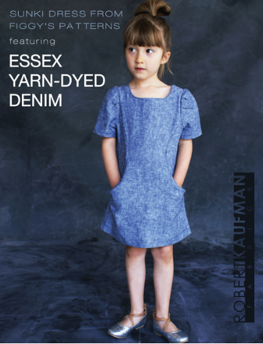Robert Kaufman Essex  YARN DYED LINEN - Malibu