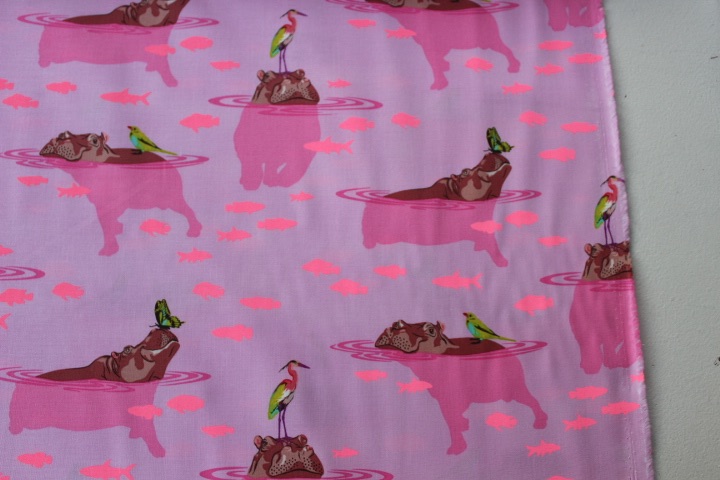 Tula Pink - Everglo- My Hippos don't lie in NOVA