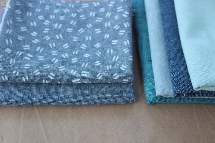 Mini Cloth stack Essex Yarn dyed linen -deep denim