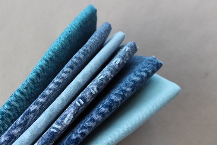 Mini Cloth stack Essex Yarn dyed linen -deep denim