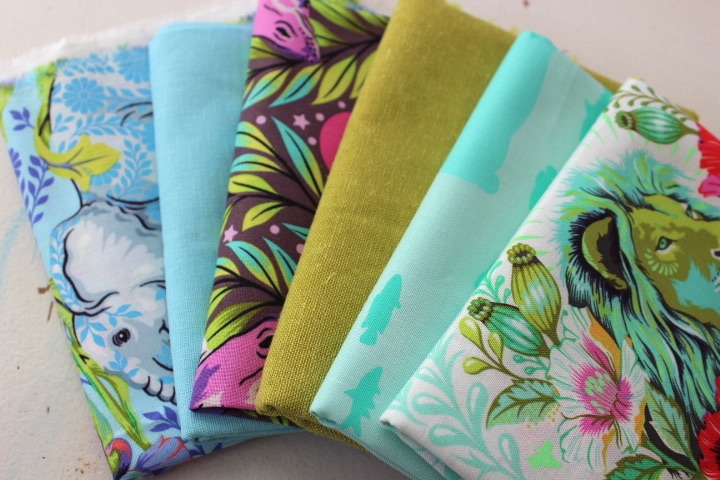 Mini Cloth stack Everglow with linen mix