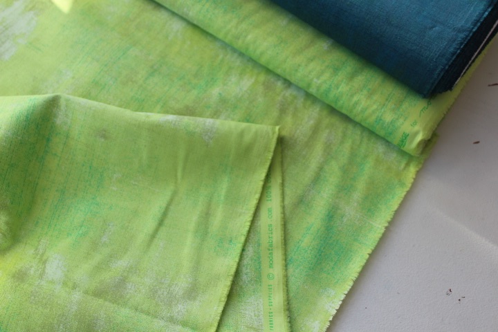 Moda - Basic Grey - Grunge - Key lime