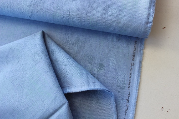 Moda - Basic Grey - Grunge - Powder Blue