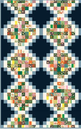 Heather Ross - Forestburgh- Apples in Peach