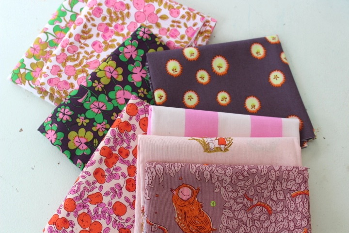 Mini Cloth stack - Forestburgh-purple rain