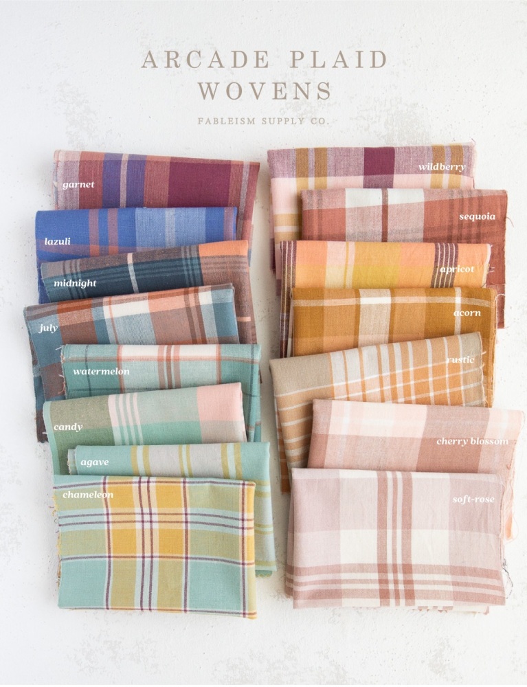 Fableism Arcade Plaid Woven in Apricot