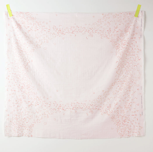 Nani Iro  Edelweiss Organic Cotton Double Gauze Fabric • Soft pink