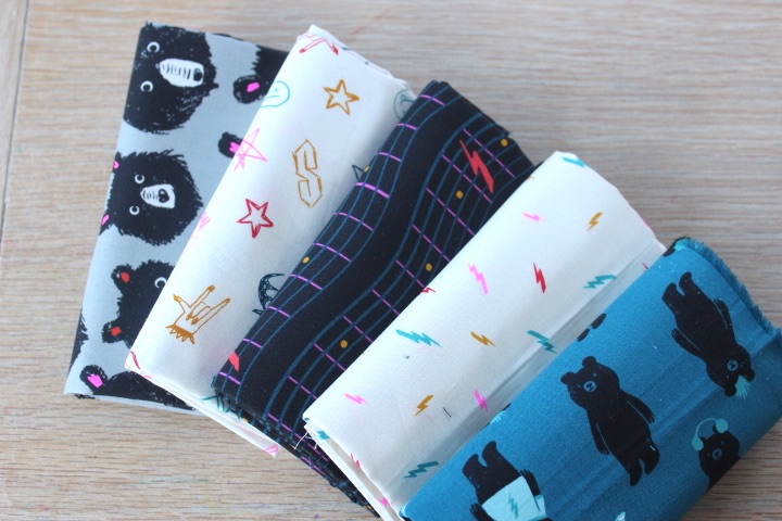 Mini Cloth stack- Teddy and the Bears-Percussion section