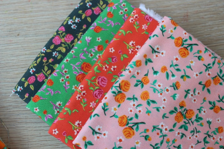 Mini Cloth stack -mousey floral prints