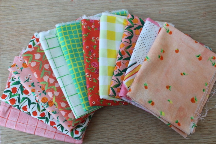 Mini Cloth stack -Heather Ross By Hand - small prints