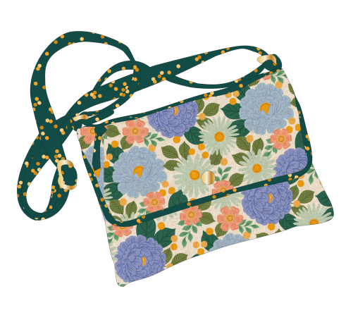 Cotton and Steel - Wildflower - floral daydream light canvas weight