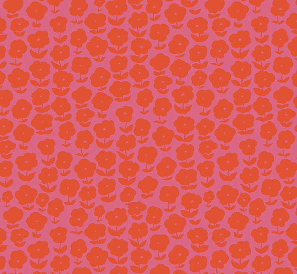 Heather /Ruby and Bee - BLENDERS puff daisy in red