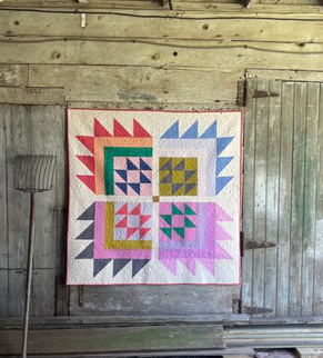 Heather /Ruby and Bee - BLENDERS puff daisy in red