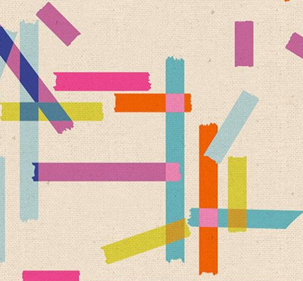 Ruby Star Society  - Washi Plus -canvas in natural