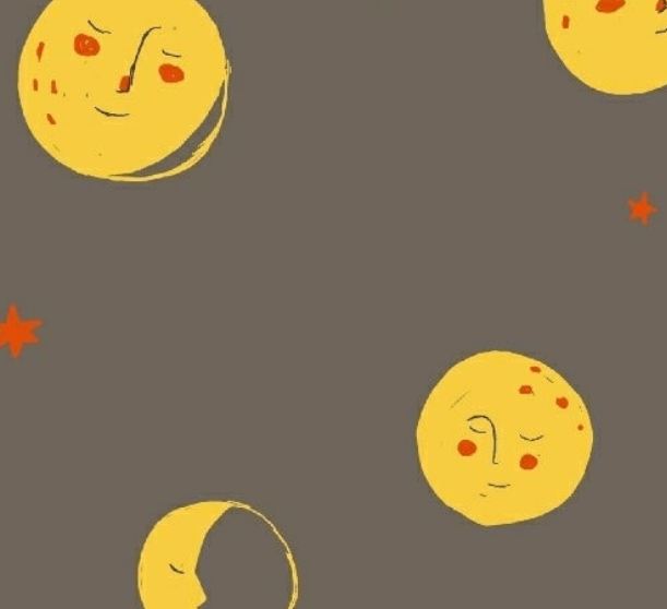 Heather Ross -Far Far away 2 whole mooon in smoke