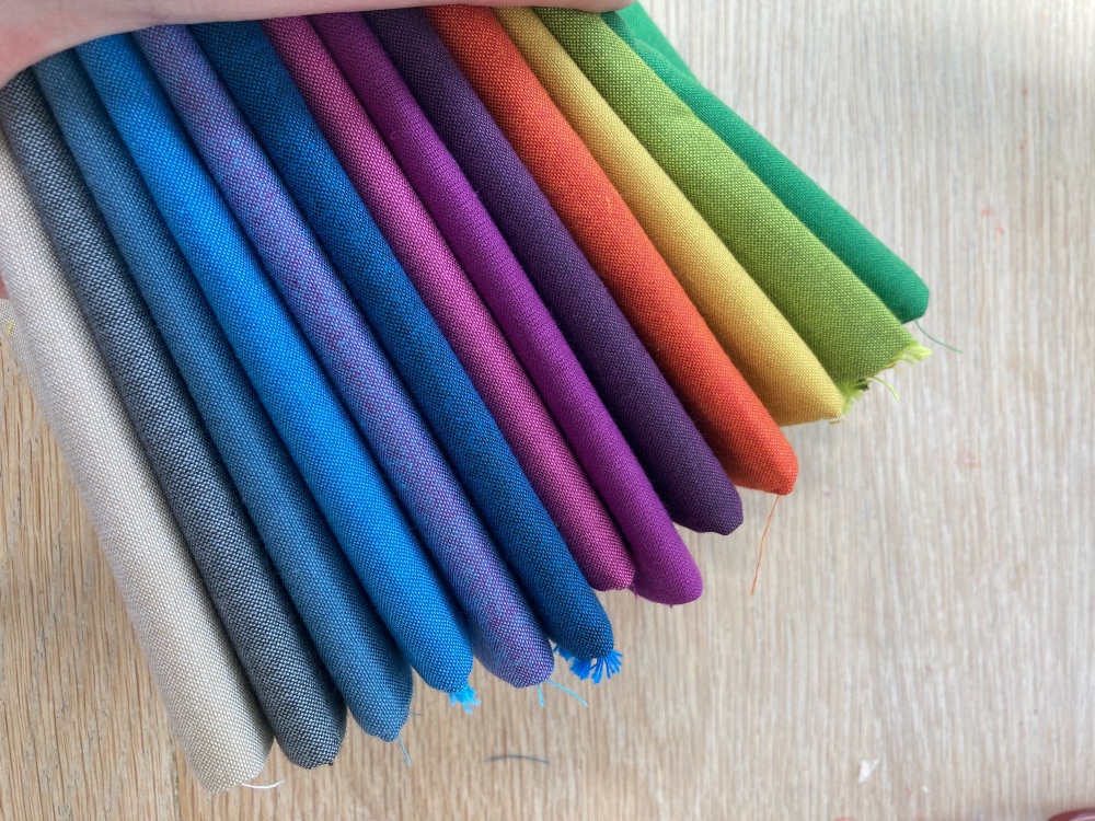 Mini Cloth stack -peppered cottons- whole caboodle.