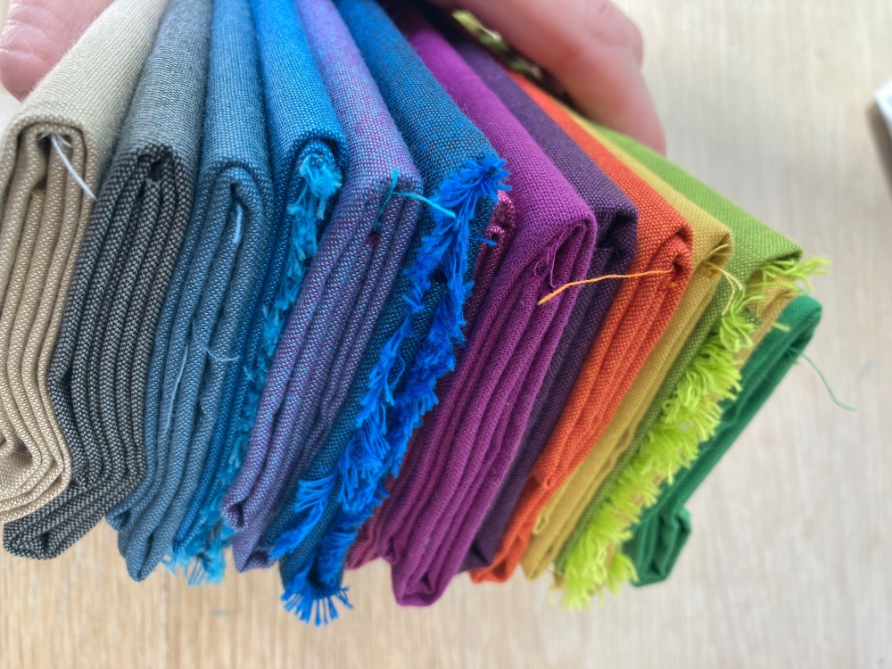 Mini Cloth stack -peppered cottons- whole caboodle.