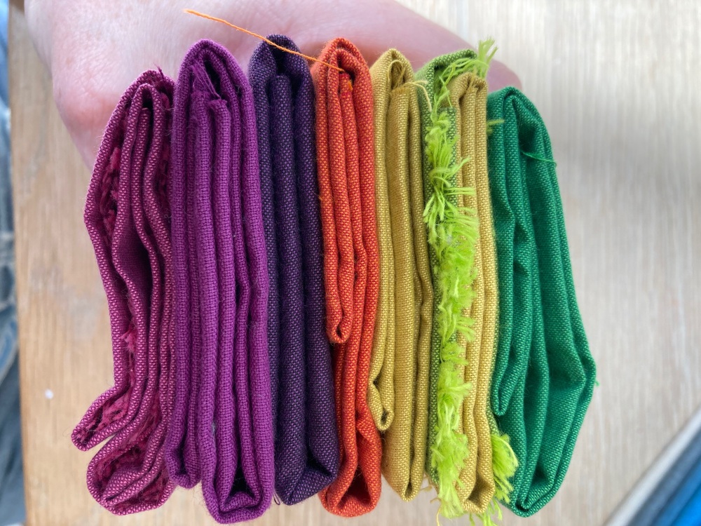 Mini Cloth stack -pepper cottons - warm tones