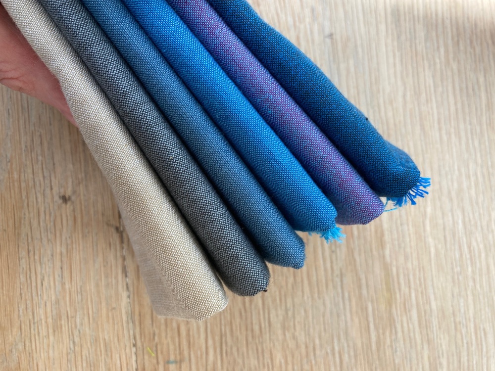 Mini Cloth stack -pepper cottons - cool tones
