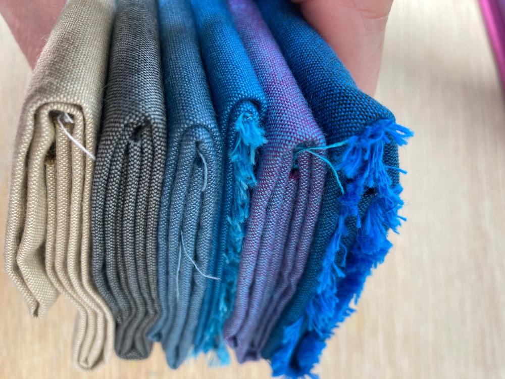 Mini Cloth stack -pepper cottons - cool tones