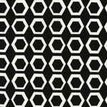 Robert Kaufman geometric Stockholm on black