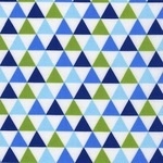 Anne Kelle remix tented triangles in blue 