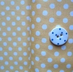 Lecien 6mm dot in buttermilk yellow