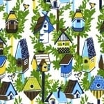 Dear Stella Garden party bird houses in blue