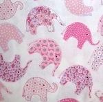 Stof 123 play with me - patterned nellies in light pink
