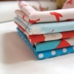Mini Cloth stack coral and blue sweetness