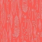 BOLT END - Sarah Jane Designs Wee wander Nature walk in coral