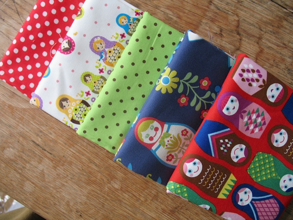 Fabric cloth stack  - The Japanese  Russian dolls … are coming ..