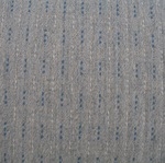 Stof Japanese Yarn dyed textured cotton rail tracks  in blue 
