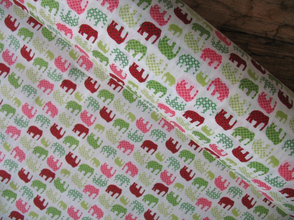 Ultimate textiles Nellies in green and pink