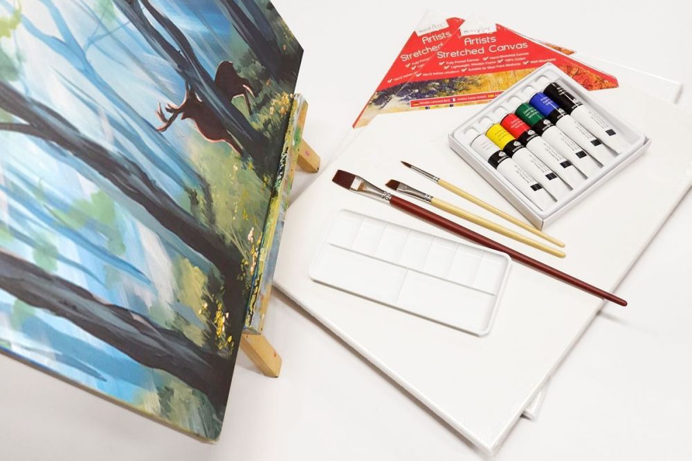 Get creative with a 3 month Brush Party Painting Club Subscription