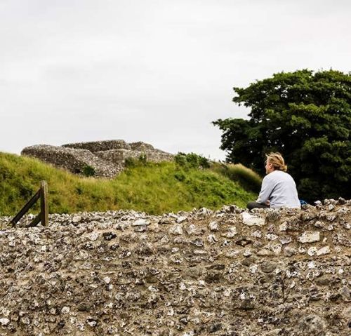 Explore the site of Old Sarum in Wiltshire