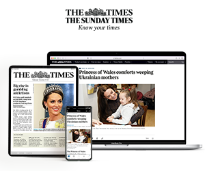 How about a subscription to Thetimes.co.uk?